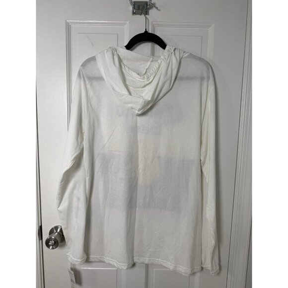 Men’s Corona Long Sleeve Hooded White Tshirt Large NWT - Picture 4 of 9